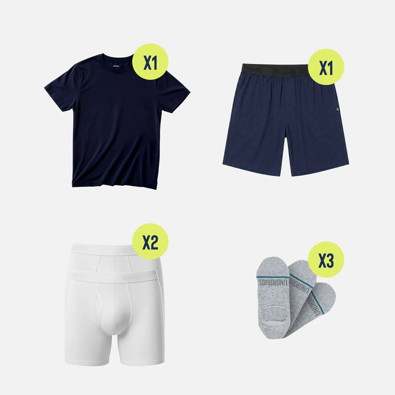 Summer Set Dark Navy (Long Fitted)